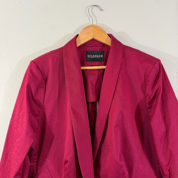 Wildfang Essential Tux Blazer Size 1X Mulberry Holiday 2024 Collection - Picture 2 of 15